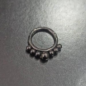 Σκουλαρίκι septum με μπίλιες από ατσάλι 8mm