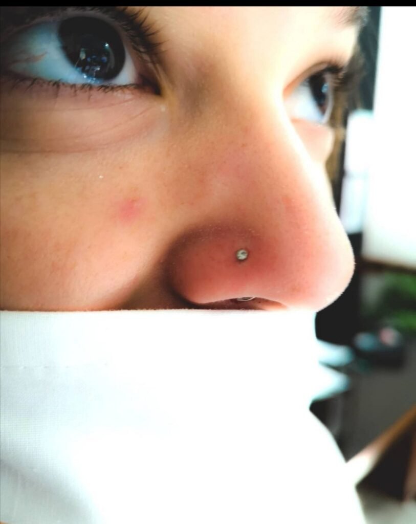 Nostril piercing