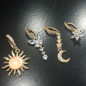 Κρίκος αφαλού κρεμαστός ζιργκόν